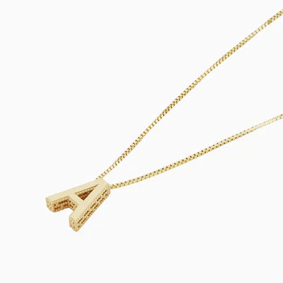 Love Initial Necklace | Gold