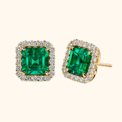 Elegant Camelia Gold Earrings