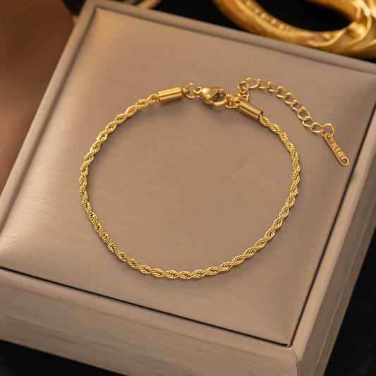 Braided Bracelet | Gold