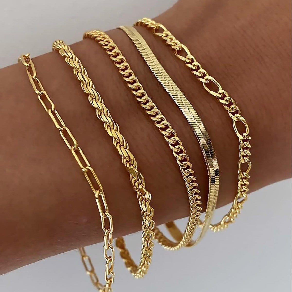 Valentina Bracelet Set | Gold