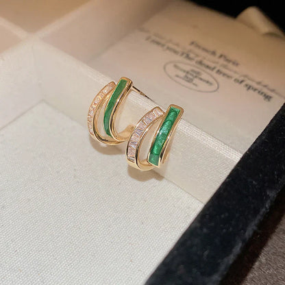 Elegant Flora Gold Earrings