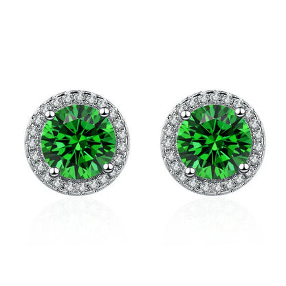 Lucy Gold & Emerald Earrings