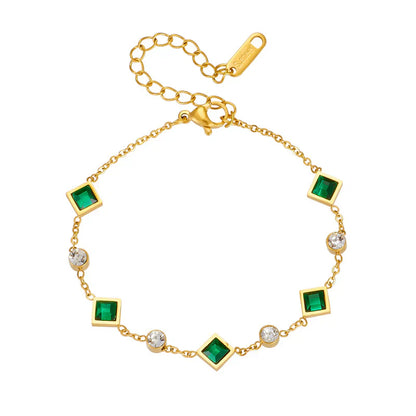 Light Blue Emerald Bracelet