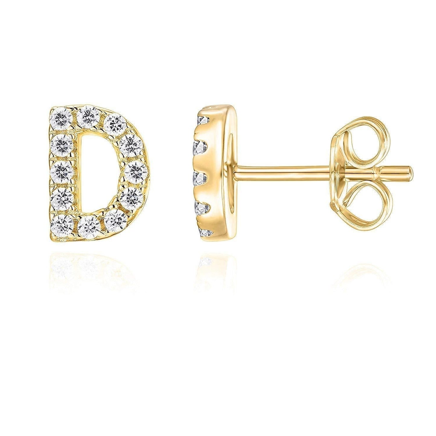Initial Earring (1pc) | 16k Gold