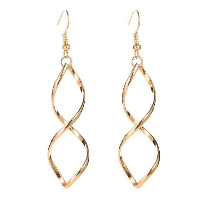 Golden Spiral Earrings | Gold