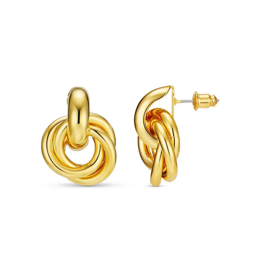 Intertwined Earrings | Gold