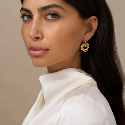 Intertwined Earrings | Gold