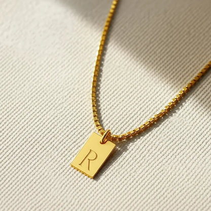Promise Initial Necklace