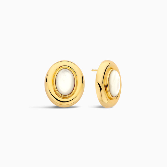 Giselle Pearl Earrings | Gold