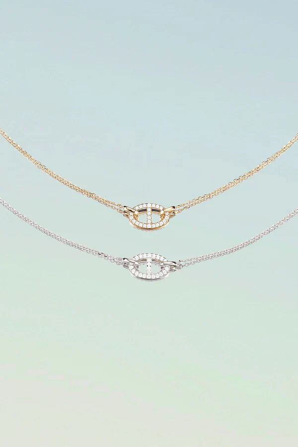 Marine Island Necklace | Gold