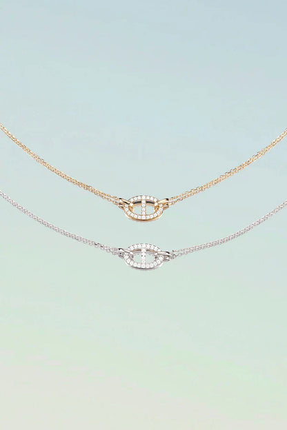 Marine Island Necklace | Gold