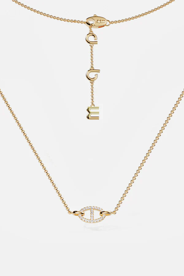 Marine Island Necklace | Gold