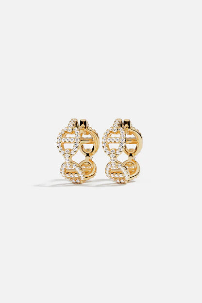 Marine Island Earrings | Gold