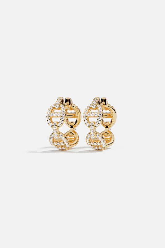 Marine Island Earrings | Gold