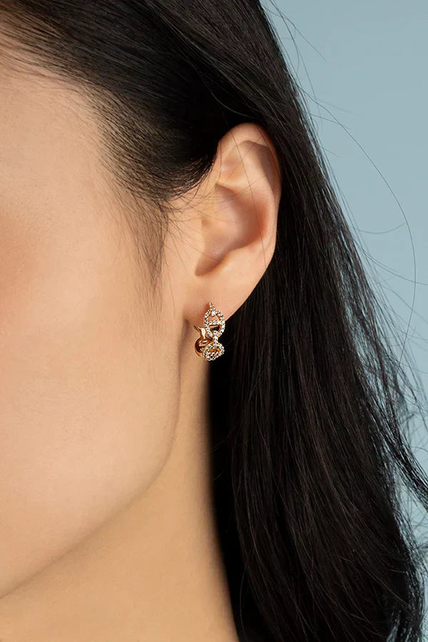 Marine Island Earrings | Gold