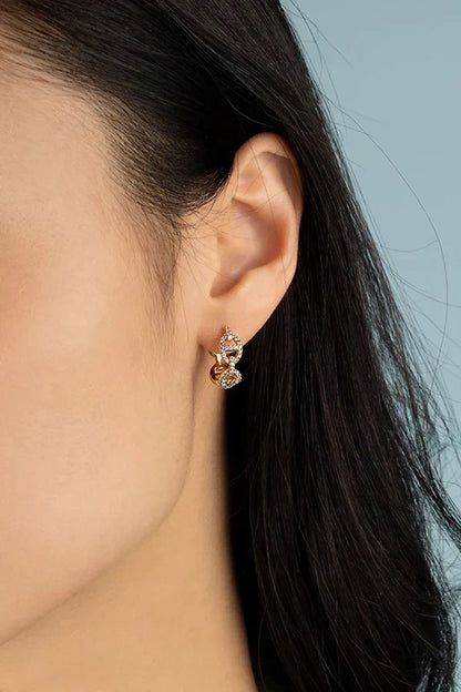 Marine Island Earrings | Gold