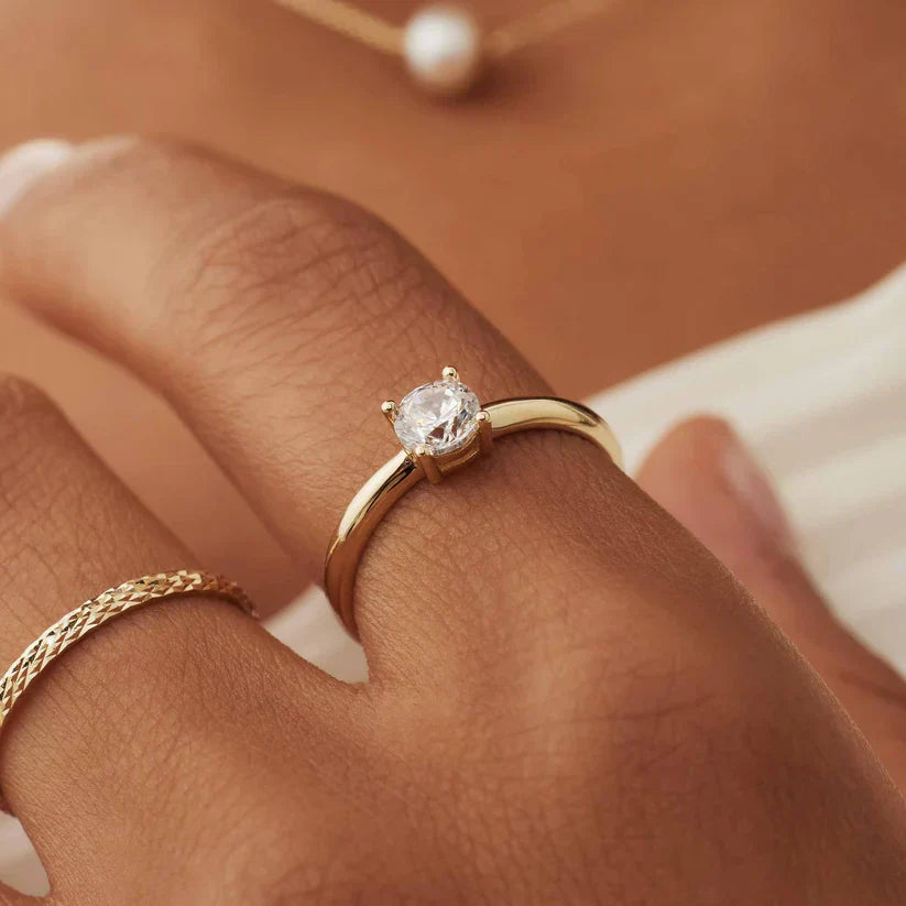 Valentina Castle Ring | Gold