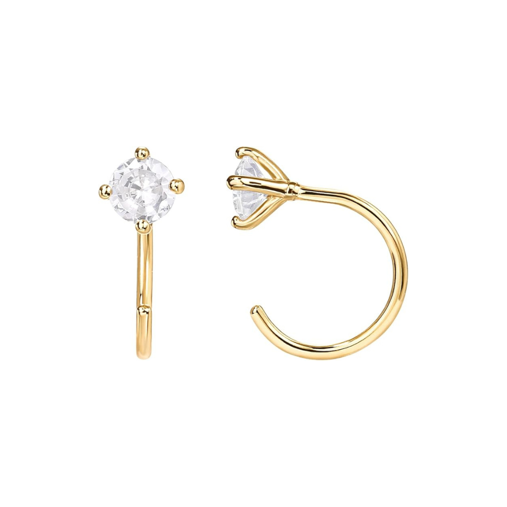 Elegant Diamond Earrings | Gold