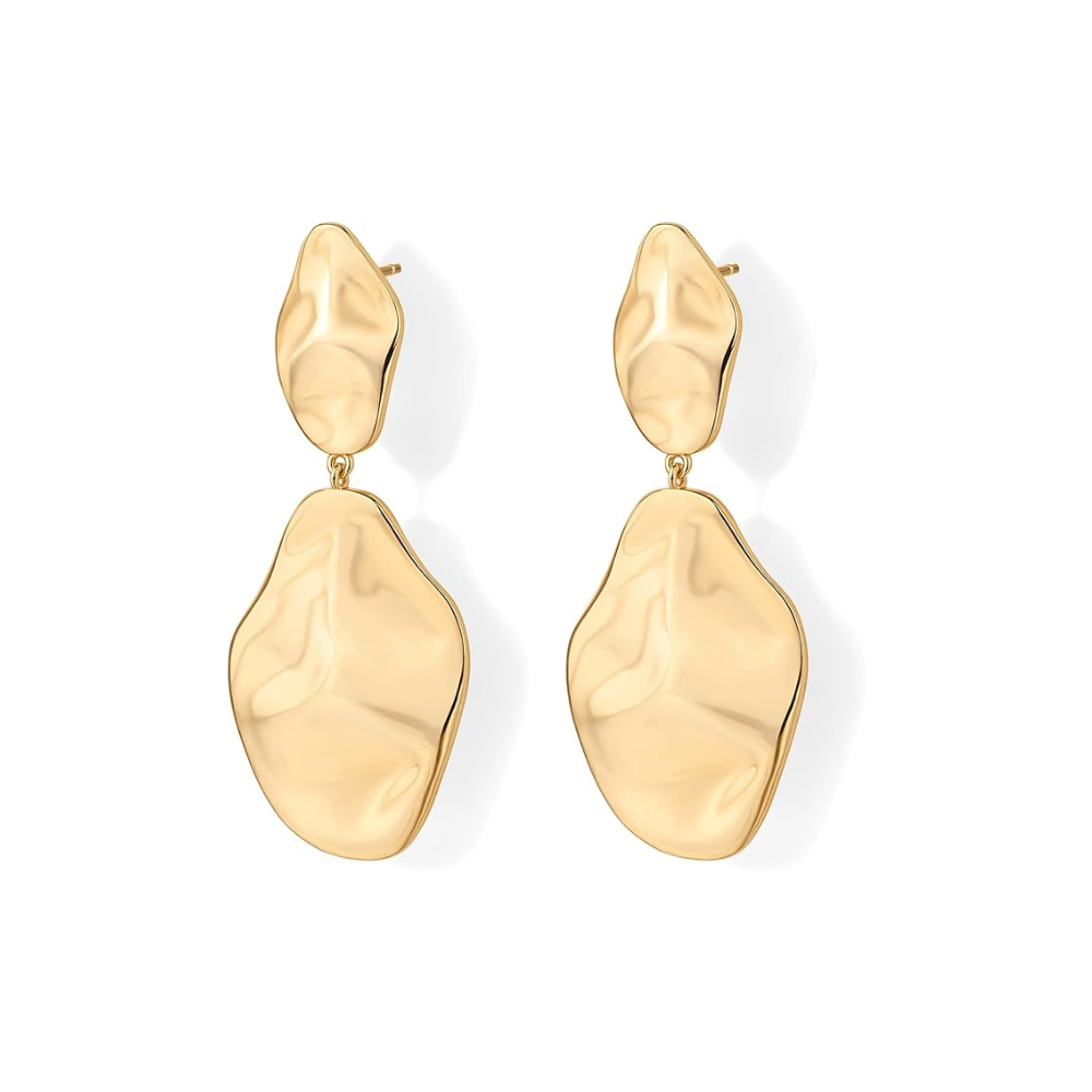Wave Earrings | Gold
