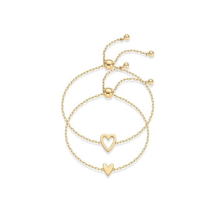 Radiant Heart Bracelet | Gold