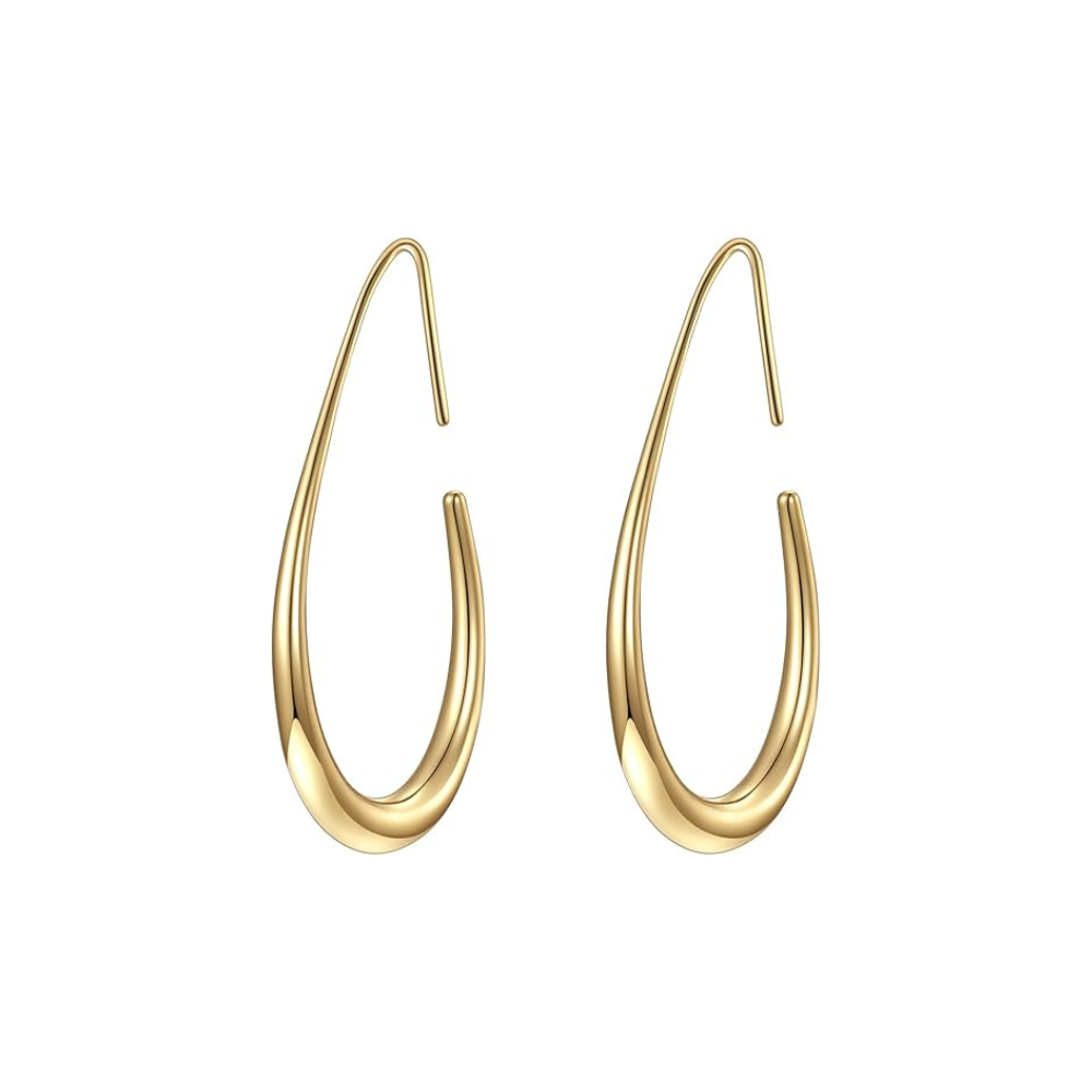 Sunlight Golden Hoop Earrings | Gold