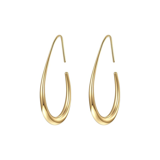 Sunlight Golden Hoop Earrings | Gold