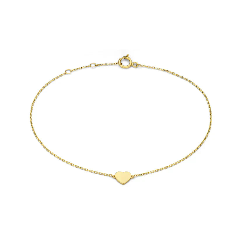 Oriana Heart Bracelet | Gold