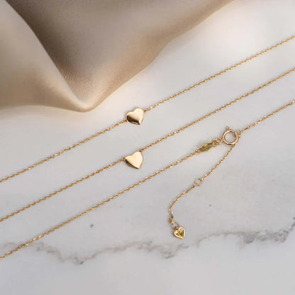 Oriana Heart Bracelet | Gold