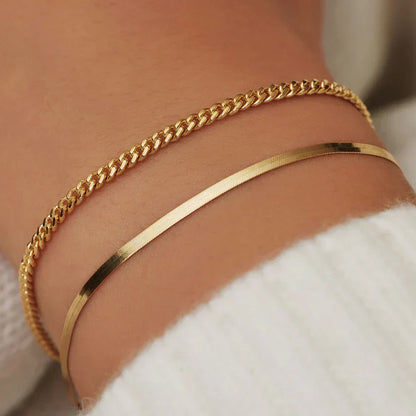 Golden Snake Bracelet | Gold
