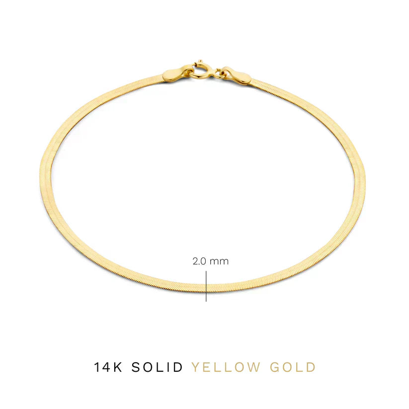 Golden Snake Bracelet | Gold