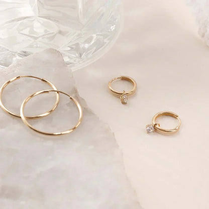 Moon Tears Earrings | Gold
