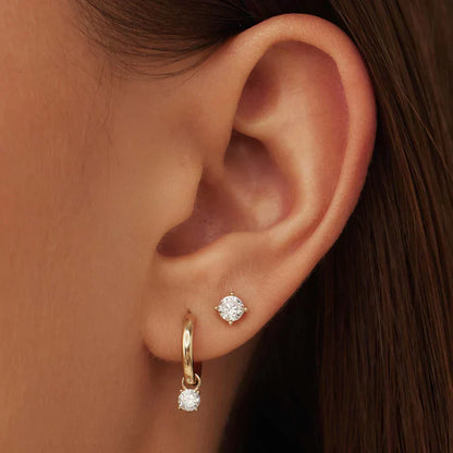 Moon Tears Earrings Set | Gold