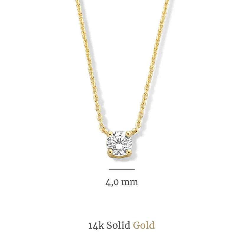 Moissanite Stone Necklace & Bracelet Set | Gold
