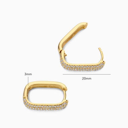 Gold & Diamond Earrings