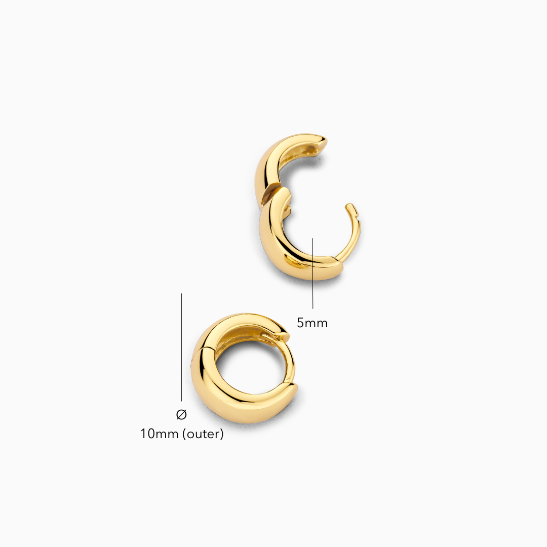 Lumière Hoop Earrings | Gold