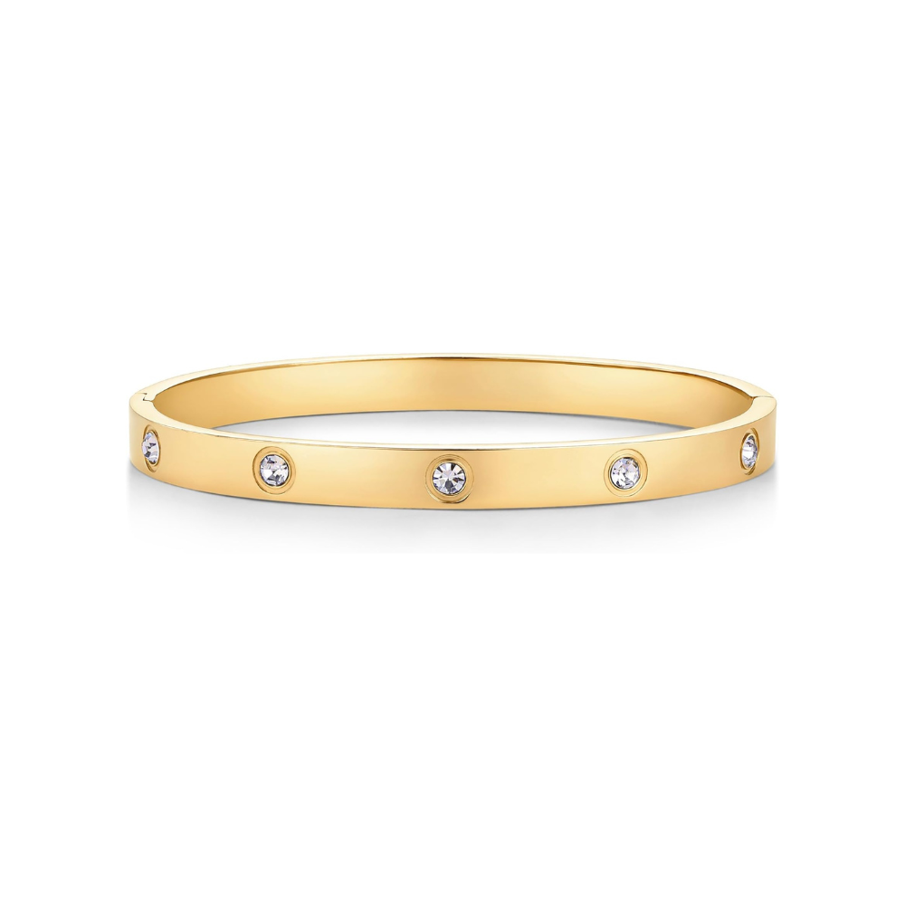 Luxury Diamond Bangle | Gold