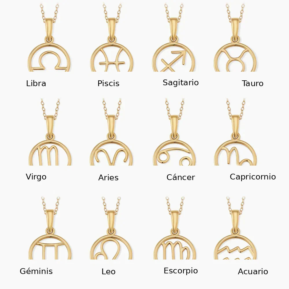 Star Sign Necklace | Gold