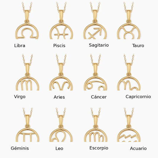 Star Sign Necklace | Gold